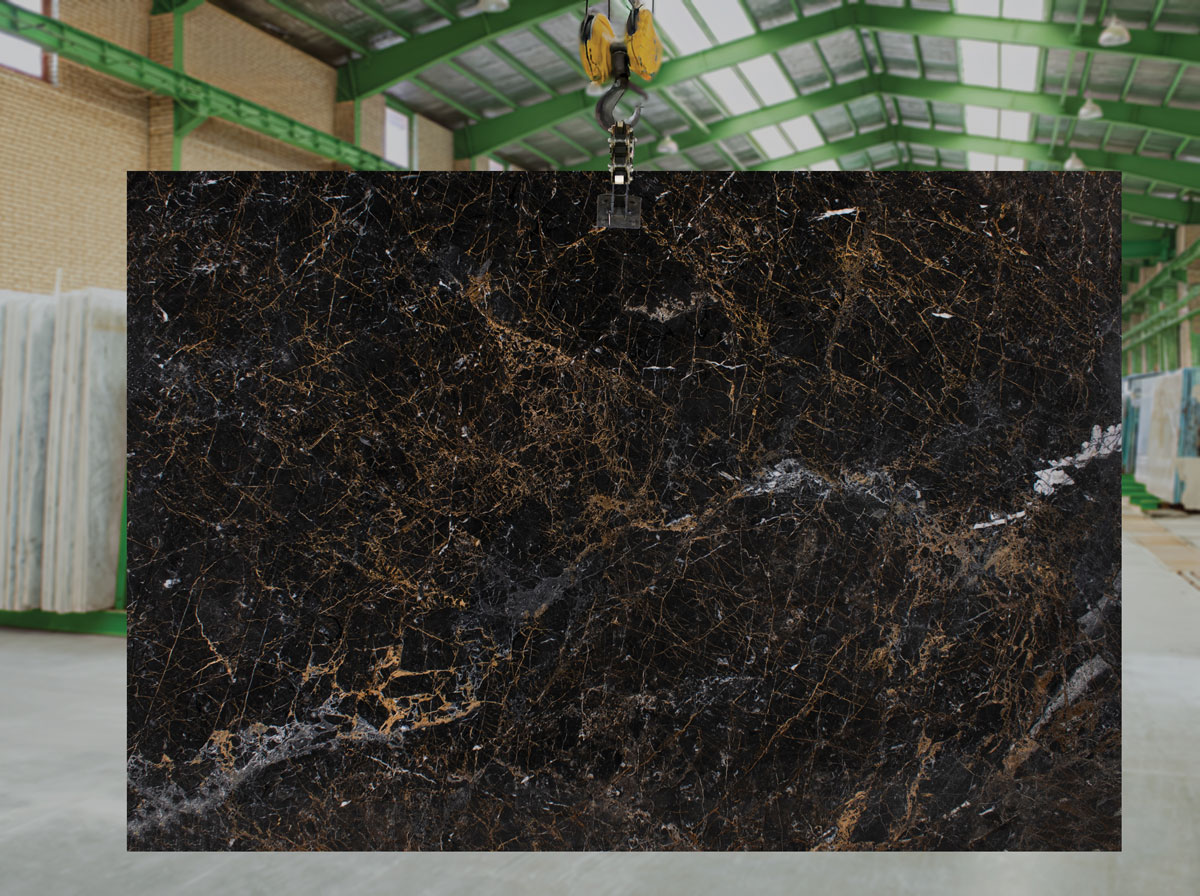 Golden Black Marble