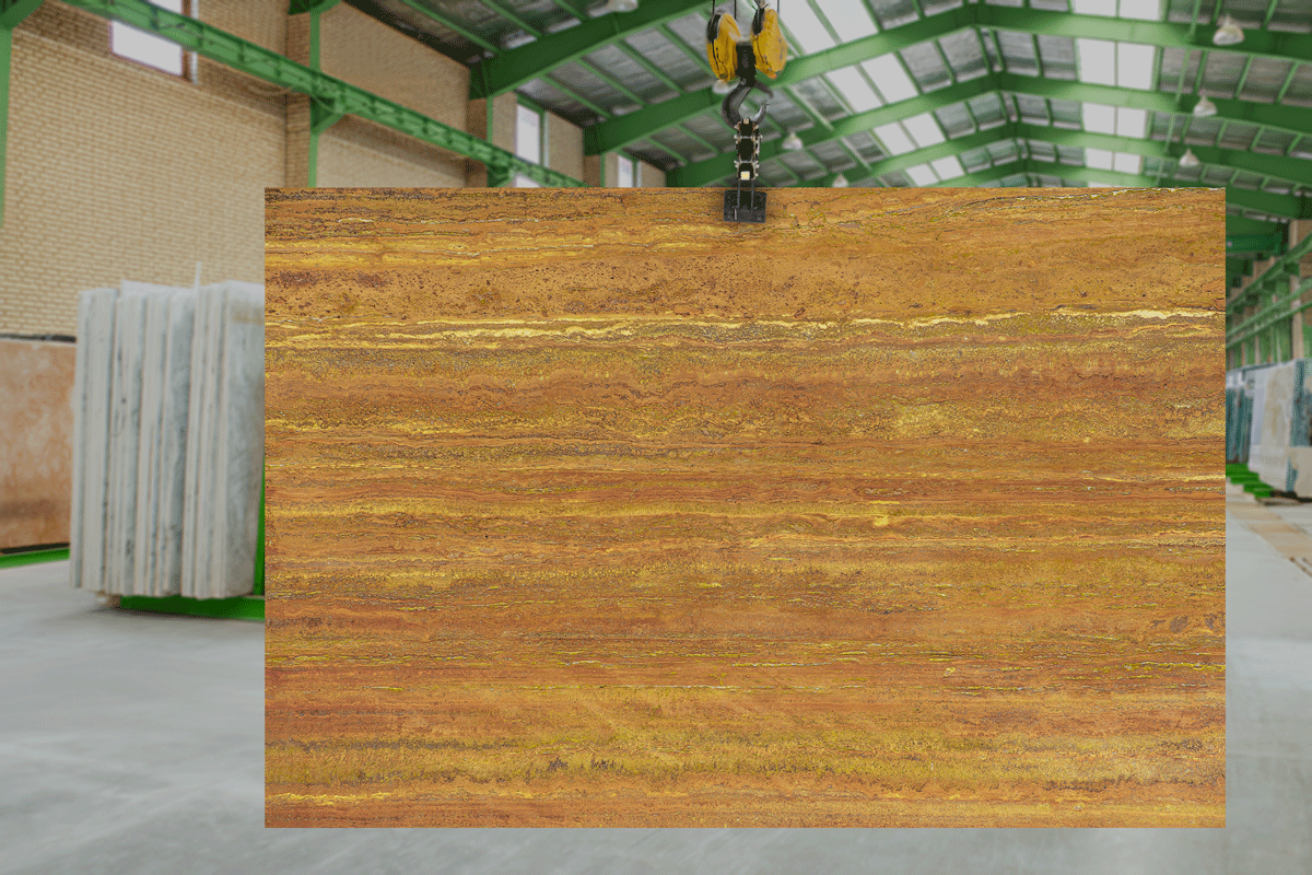 Yellow Travertine